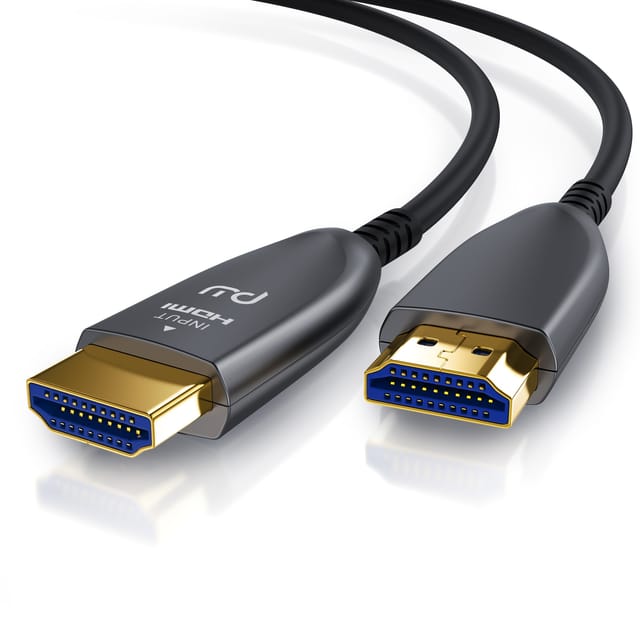 Ultra Hd Hdmi 2.0b Glasfaserkabel 3-fach Geschirmt 4k / Full Hd / 3d / Arc / High Speed Mit Ethernet - 50m - Primewire