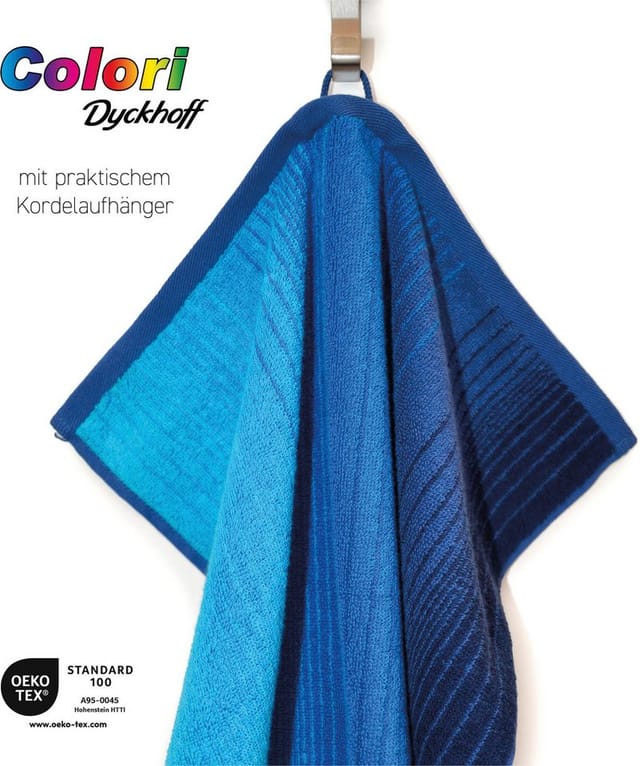 Dyckhoff Duschtuch Colori Blau 70 x 140 cm