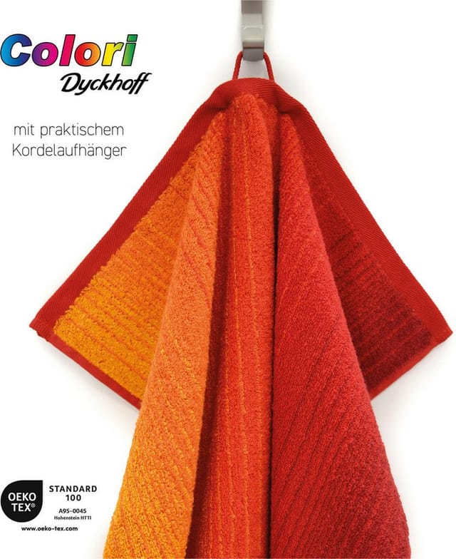 Dyckhoff Duschtuch Colori Rot 70 x 140 cm