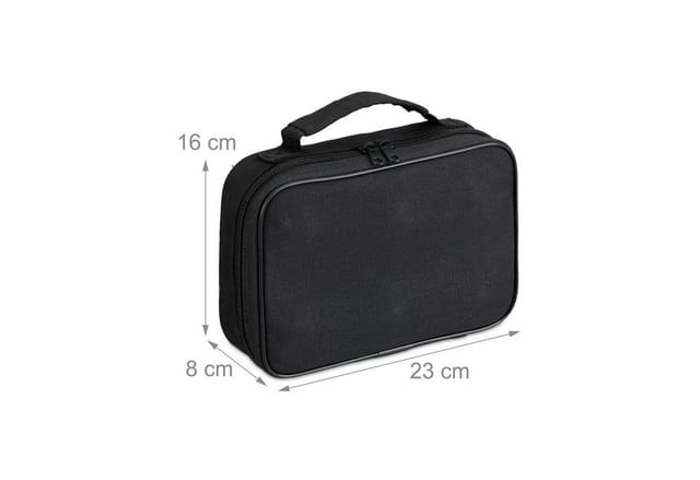 Relaxdays Boule Kugeln Set Stahl Schwarz 6 Stück 7,2 cm 4,6 kg