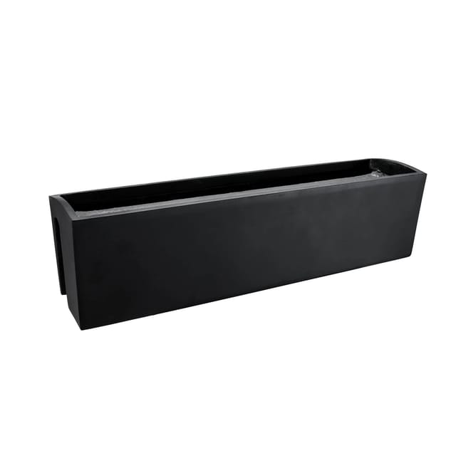 VIVANNO Blumenkasten BALKONA CLASSIC 80 cm x 19 cm x 22 cm Anthrazit