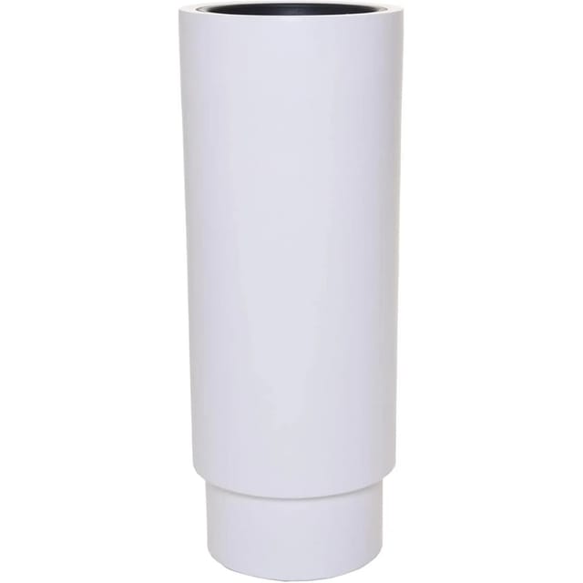 VIVANNO Blumentopf ESCADA 35 cm x 35 cm x 90 cm Weiß