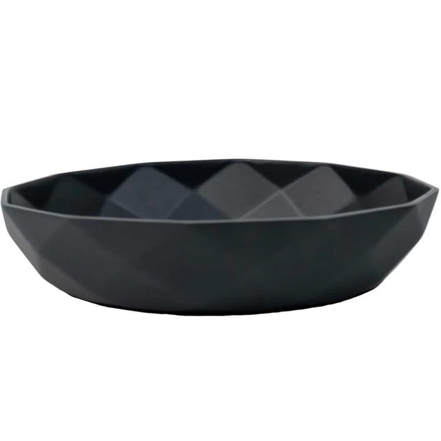 VIVANNO Pflanzschale CAVERO 32 cm x 32 cm x 7 cm Anthrazit