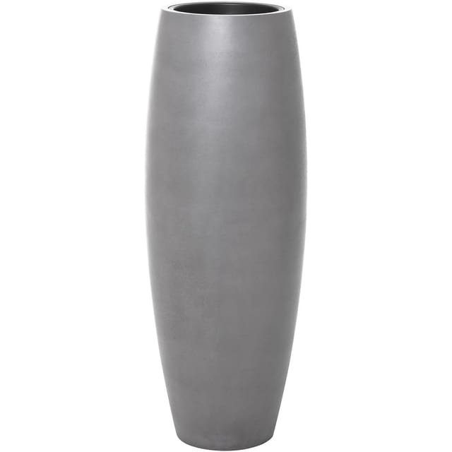 VIVANNO Bodenvase MAGNUM 37 cm x 37 cm x 100 cm Betongrau