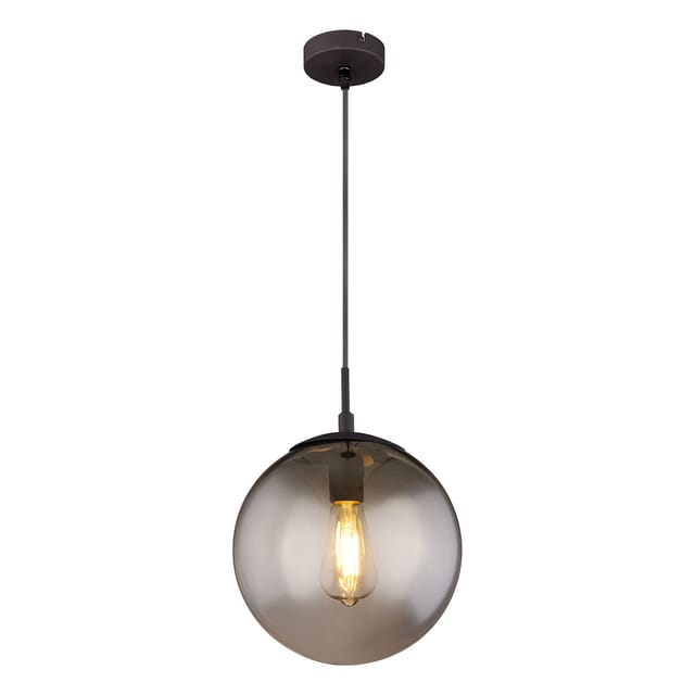 Globo Hängeleuchte Blama Schwarz Matt Ø 25 cm
