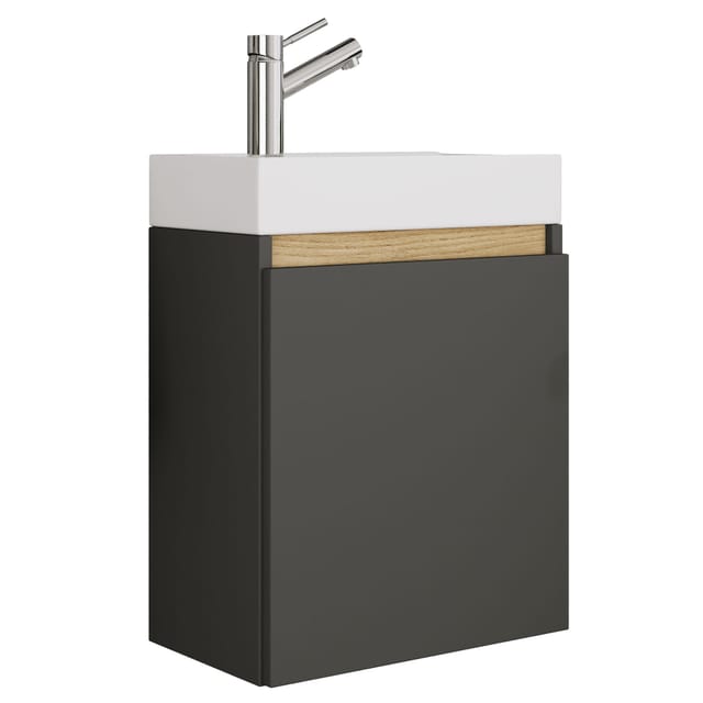 Badschrank Gäste-wc Waschbecken Cosila