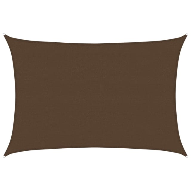 Vidaxl Sonnensegel 160 G/m² Braun 4x6 M Hdpe