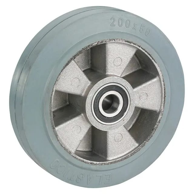 Stabilit Transportgeräte-Bockrolle (Durchmesser Rollen: 100 mm, Traglast: 100 kg, Kugellager, Höhe: 128 mm)