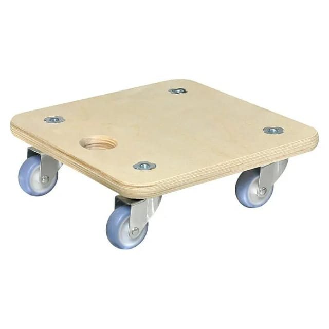BAUHAUS Transportroller (L x B x H: 29 x 29 x 8,5 cm, Traglast: 250 kg, Holz)