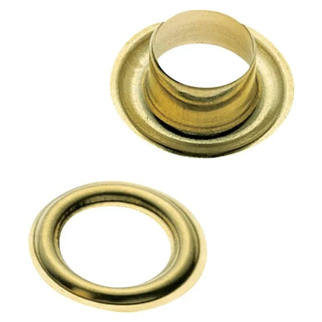 Stabilit Öse (Durchmesser: 12 mm, Vermessingt, 10 Stk.)