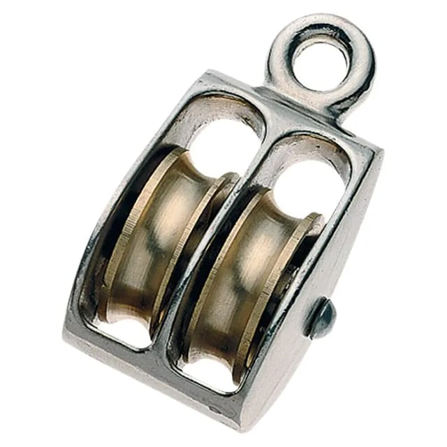 Stabilit Blockseilrolle (Doppelt, Für Seildurchmesser: 6 mm)