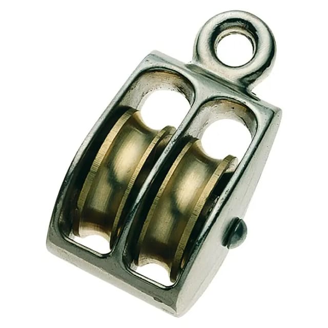 Stabilit Blockseilrolle (Doppelt, Für Seildurchmesser: 10 mm)