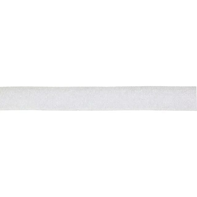 Stabilit Flauschband Meterware (Breite: 20 mm, Weiß, Zum Einnähen)