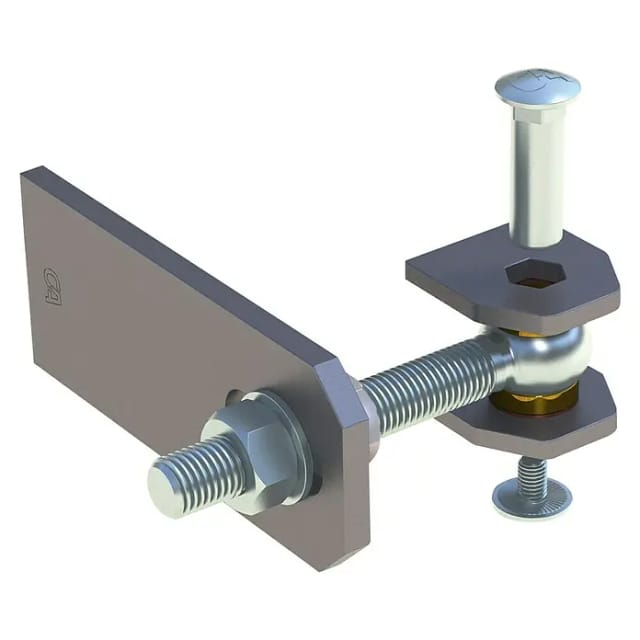 Torband (Durchmesser Gewinde: M 12, Geeignet für: Drehtore, Öffnungswinkel: 180 °, 2 Stk.)