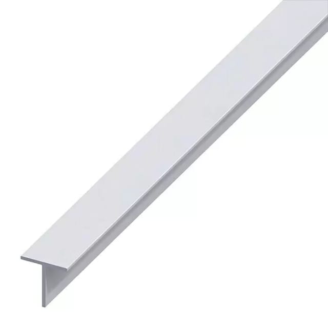 Kantoflex T-Profil (1.000 x 15 x 15 mm, Stärke: 1,5 mm, Silber)