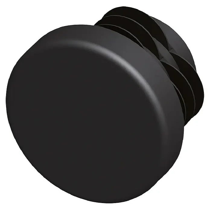 Kantoflex Lamellenstopfen (Durchmesser: 19,5 mm, Schwarz, PVC)