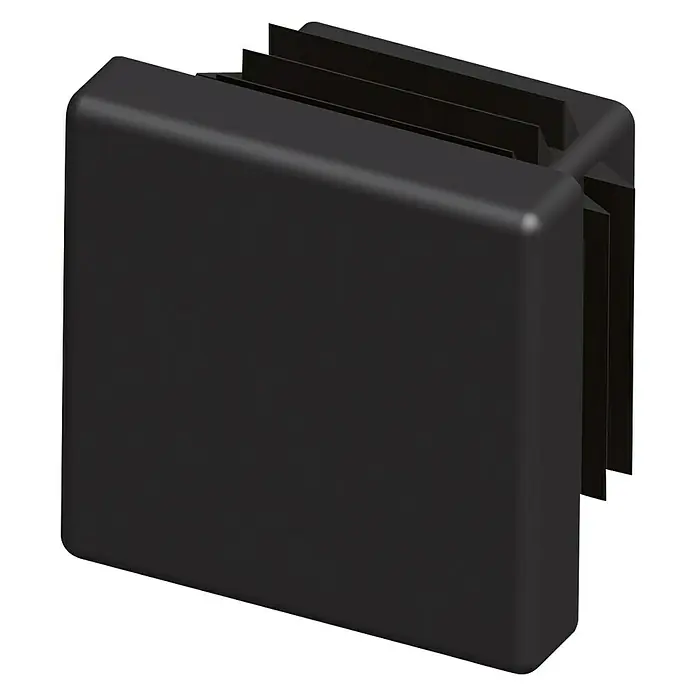 Kantoflex Lamellenstopfen (19,5 x 19,5 mm, Schwarz, PVC)