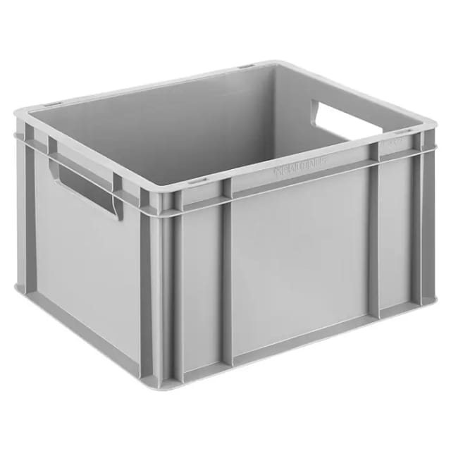 BAUHAUS Eurobox (L x B x H: 40 x 30 x 22 cm, 21 l, Grau)