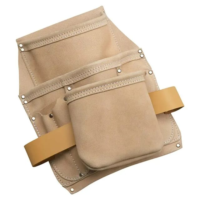 Werkzeug-Gürteltasche (Leder, Leder, Anzahl Taschen: 9 Stk.)