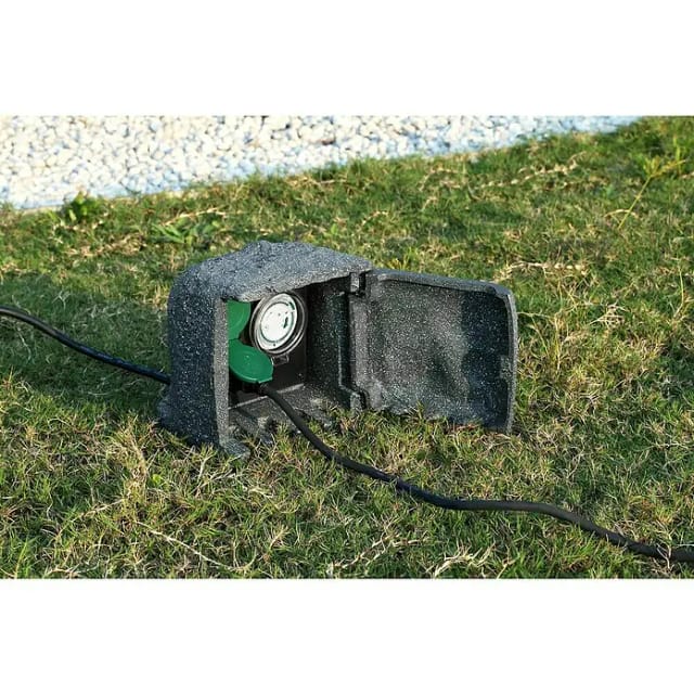 Voltomat Baustromverteiler mit Zeitschaltuhr Power Rock (Anzahl Steckdosen Schuko: 2 Stk., IP44)