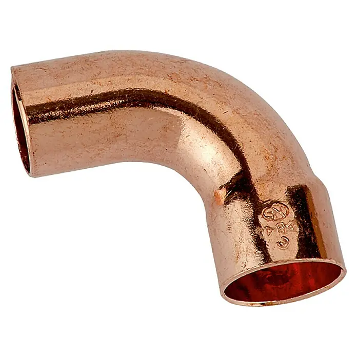 Kupfer-Bogen 5001A (Durchmesser: 15 mm, Winkel: 90 °, 1 Stk.)