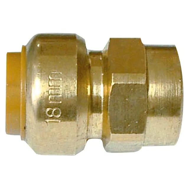 Steck-Übergangsmuffe II (Durchmesser: 15 mm, ½″, Muffe und Innengewinde)