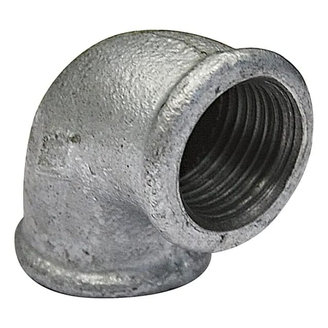 Kirchhoff Winkel II (Innengewinde: ½″, Winkel: 90 °, Verzinkt)