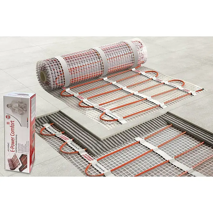 Admiral E-Power Fußbodenheizung Comfort (L x B: 2 x 0,5 m, Beheizbare Fläche: 1 m², 150 W)