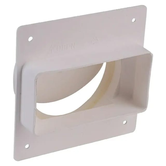 Air-Circle Maueranschlussstutzen (Maße Anschlussstutzen: 111 x 54 mm, Max. Luftleistung: 300 m³/h)