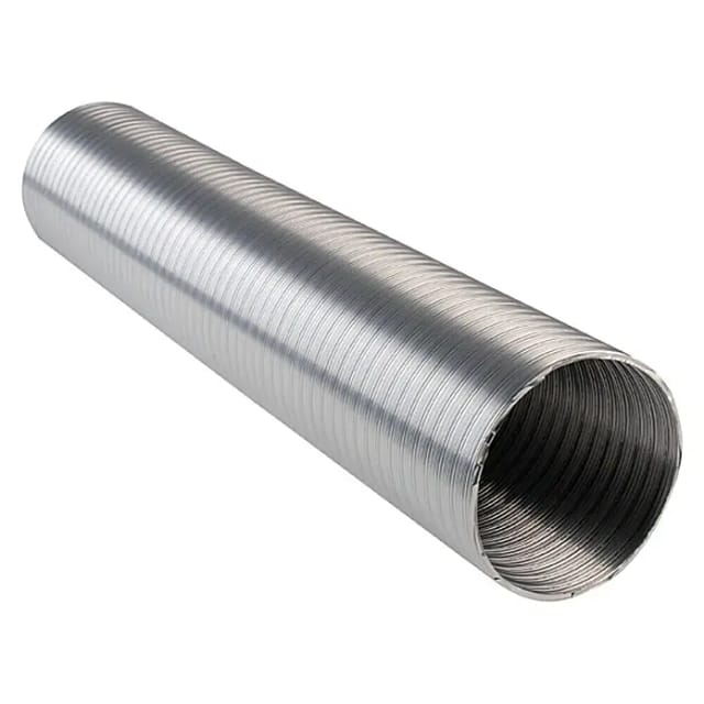 Air-Circle Flexrohr (Aluminium, Ø x L: 100 mm x 1 m, Max. Luftleistung: 300 m³/h)