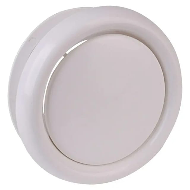 Air-Circle Tellerventil (Durchmesser Anschlussstutzen: 100 mm, Max. Luftleistung: 300 m³/h)