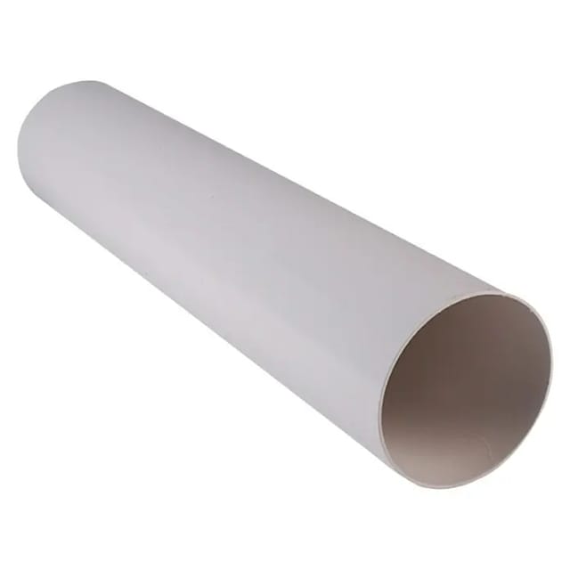 Air-Circle PVC-Rundrohr (Ø x L: 100 mm x 1 m, Max. Luftleistung: 300 m³/h)