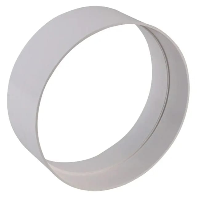 Air-Circle Rundrohr-Außenverbinder (Durchmesser: 150 mm, Weiß)