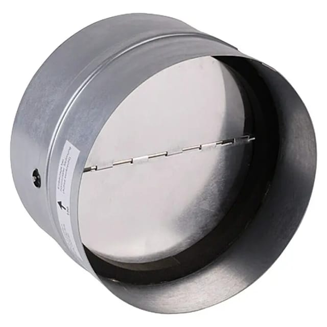 Air-Circle Rückluftsperrklappe (Durchmesser: 125 mm, Mit Rückstauklappe)