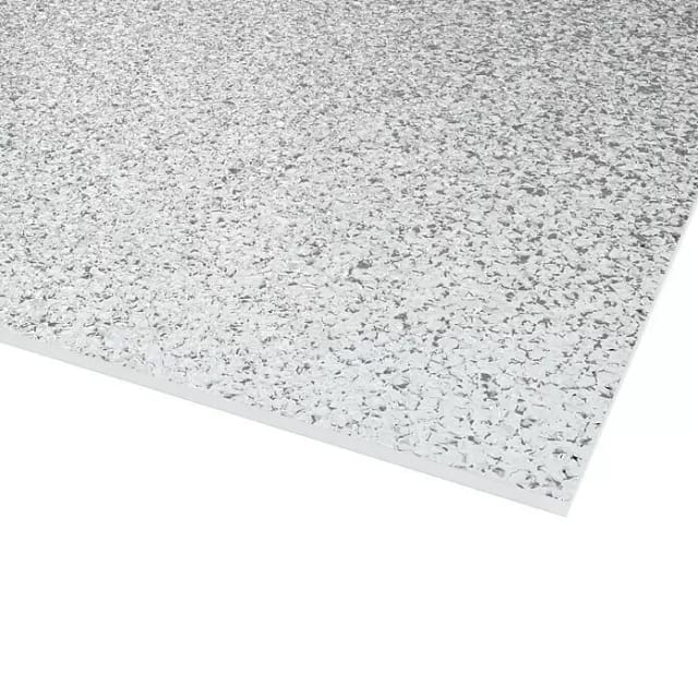 Kunstglas Owocor (200 cm x 100 cm x 2,5 mm, Eiskristall, Klar, Polystyrol)