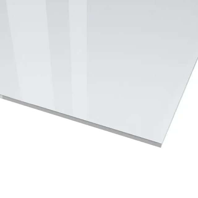 Kunstglas Owocor (200 cm x 100 cm x 5 mm, Eben, Klar, Polystyrol)