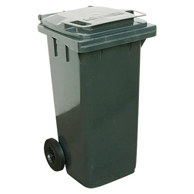 Floraworld Mülltonne mit Deckel Cargo (240 l, Grau)