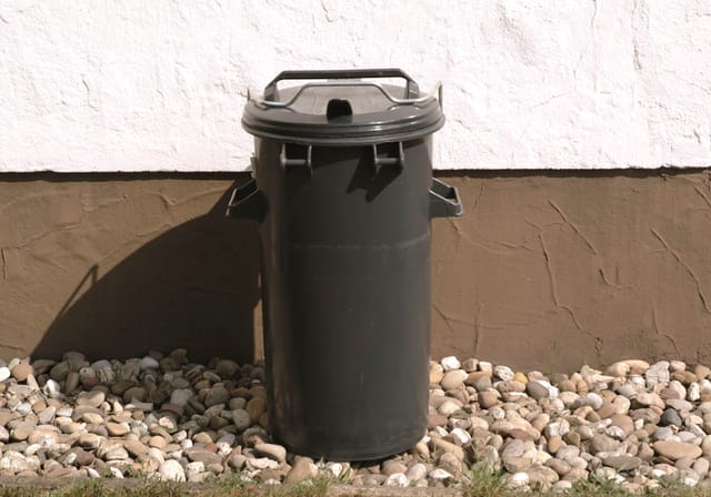 Floraworld Mülleimer mit Bügel Cargo (50 l, Grau)