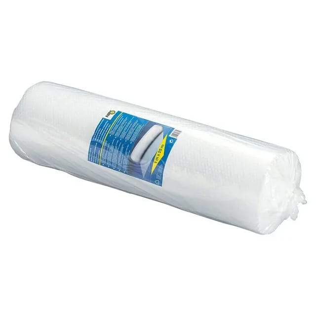 Luftpolsterfolie (25 x 1 m, Transparent)