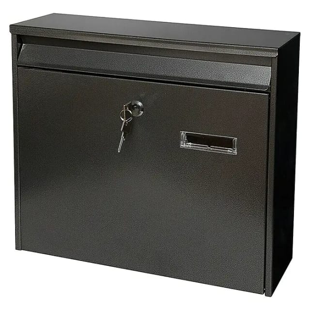 Portaferm Wandbriefkasten PF 44 (L x B x H: 10 x 36,2 x 32,2 cm, Grau, Stahl)