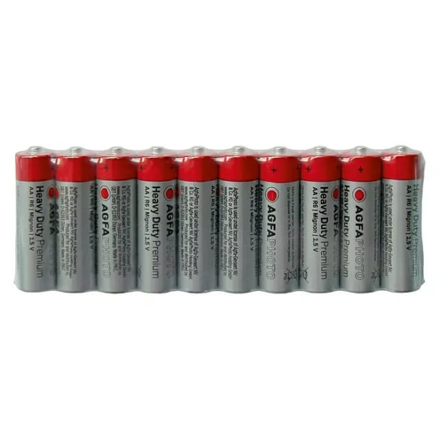 Batterie Heavy Duty AA (Mignon AA, Zink-Kohle, 1,5 V)