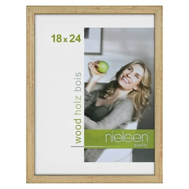 Nielsen Holzrahmen Zoom (18 x 24 cm, Gold)