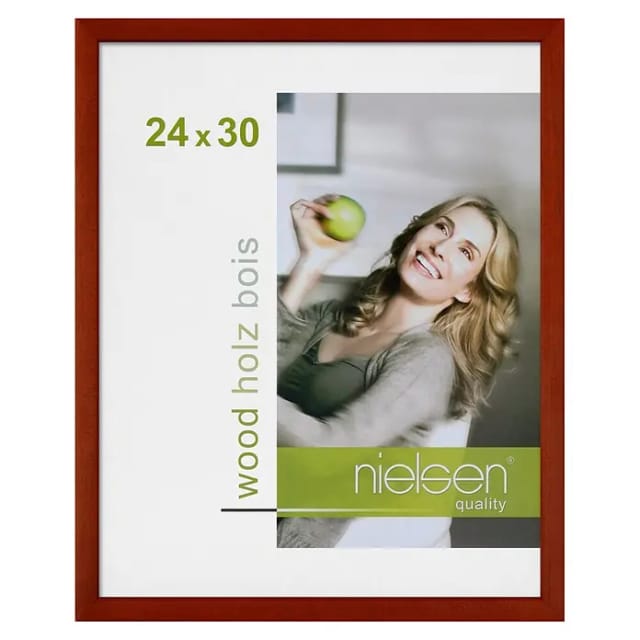 Nielsen Holzrahmen Zoom (24 x 30 cm, Rot)