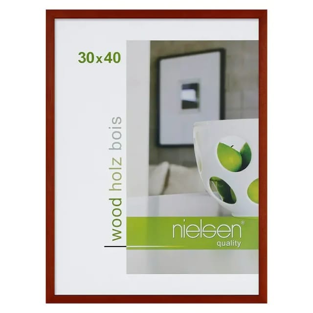 Nielsen Holzrahmen Zoom (30 x 40 cm, Rot)