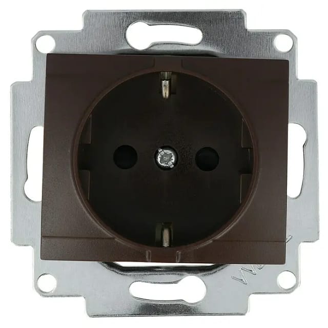 Voltomat DEA 100 Steckdose (Braun, Kunststoff, Unterputzmontage)