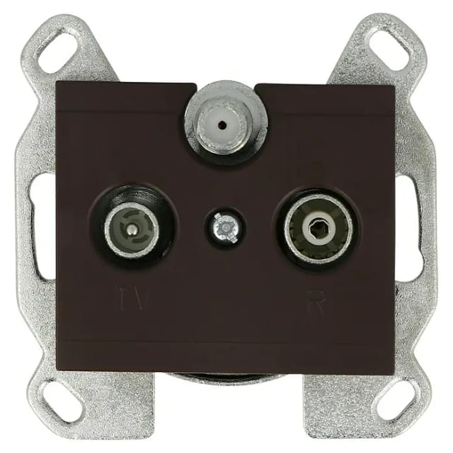 Voltomat DEA 100 Antennendose (3-fach, Braun)
