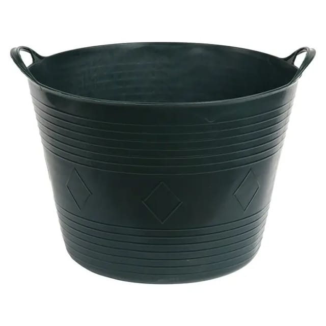 Gartenkorb (Kunststoff, Fassungsvermögen: 40 l, Grün)