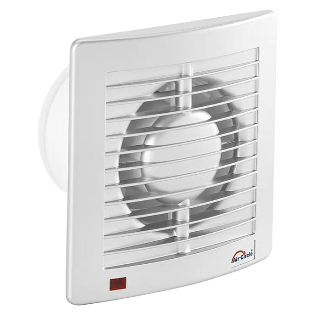 Air-Circle Wandventilator Air Style (Luftleistung: 85 m³/h, Weiß, Durchmesser: 10 cm, Economic-Timer)