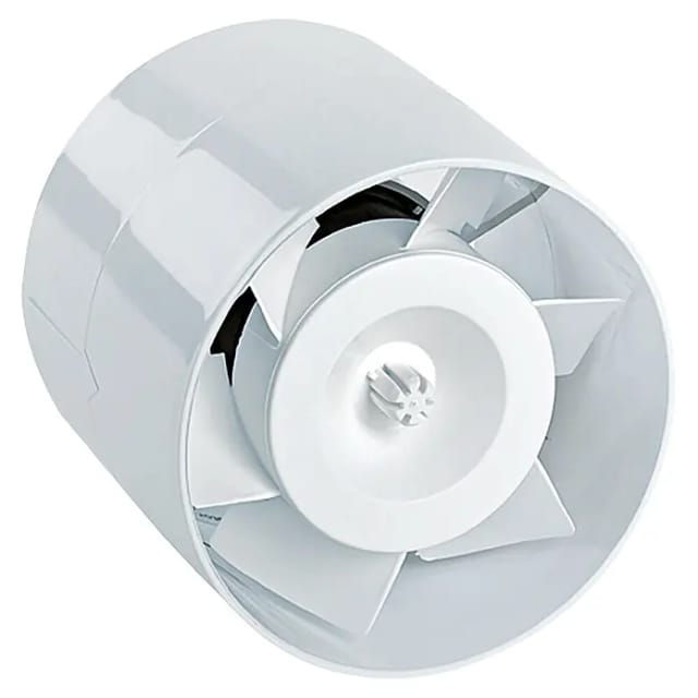 Air-Circle Rohreinschub-Ventilator (10 cm, Weiß)