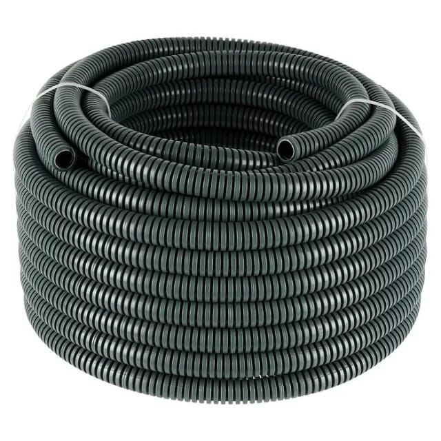 Flexrohr EN25 betonfest (Beton, 25 m, Kunststoff, 750 N, Dunkelgrau, 25 mm)